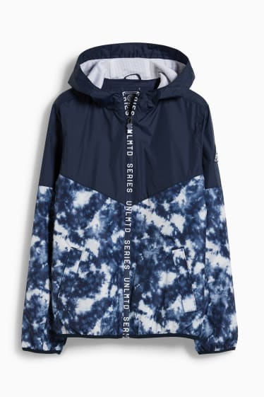 Kinderen: jongens - Jas met capuchon - donkerblauw
