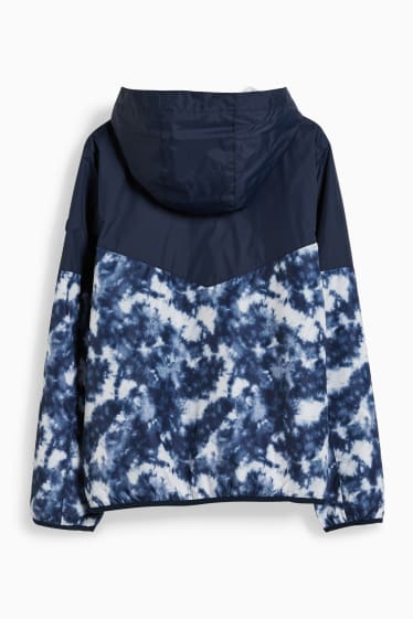 Kinderen: jongens - Jas met capuchon - donkerblauw