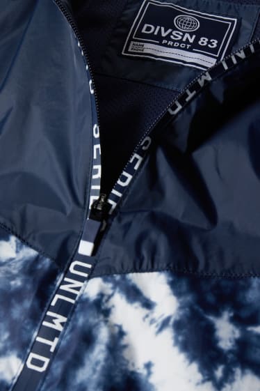 Kinderen: jongens - Jas met capuchon - donkerblauw