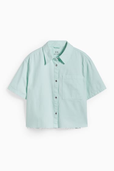 Donna - Blusa - verde menta