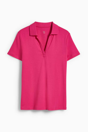 Damen - Poloshirt - pink