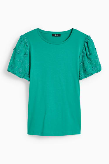 Dames - T-shirt - groen