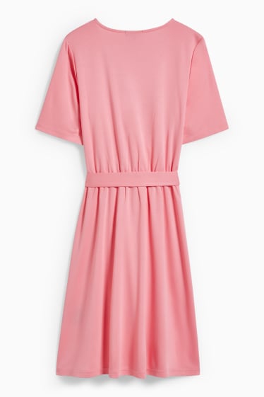 Dona - Vestit creuat Modal - fúcsia