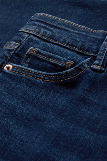 Dámské - Slim jeans - high waist - tvarující džíny - LYCRA® - džíny - modré
