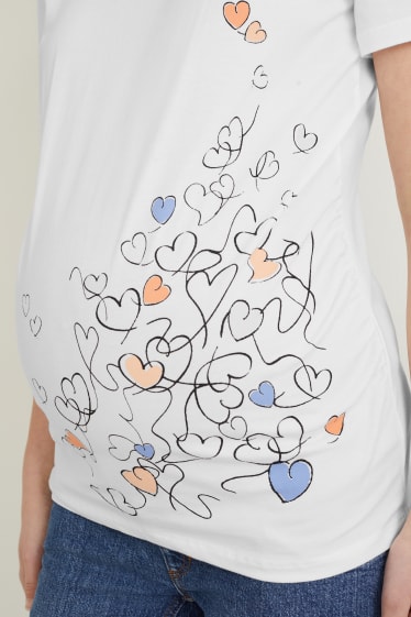 Dona - Paquet de 2 - samarreta de màniga curta de maternitat - blau