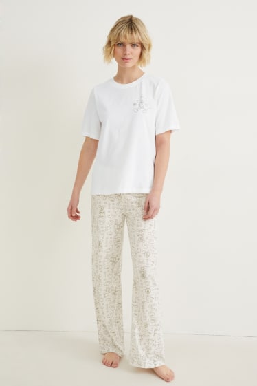 Women - Pyjamas - Mickey Mouse - cremewhite