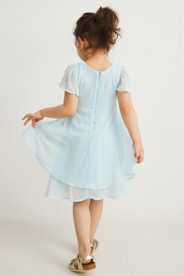 Enfants filles - La Reine des neiges - robe - bleu clair