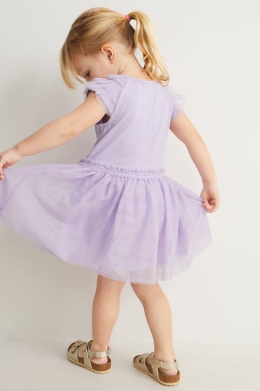 Niños - Frozen - vestido - violeta