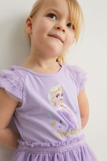 Children - Frozen - dress - violet