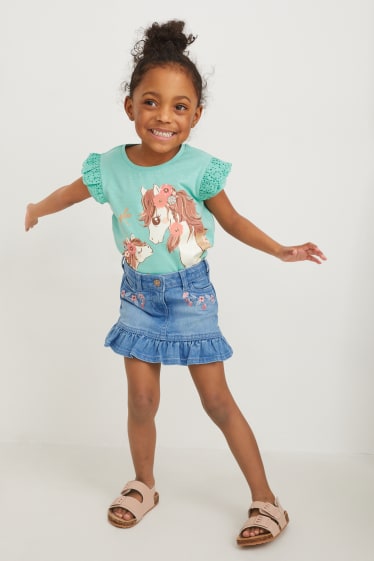 Bambine - Gonna di jeans - jeans azzurro