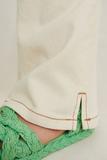 Enfants filles - Flared jean - blanc crème