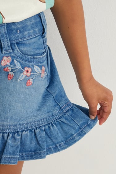 Bambine - Gonna di jeans - jeans azzurro