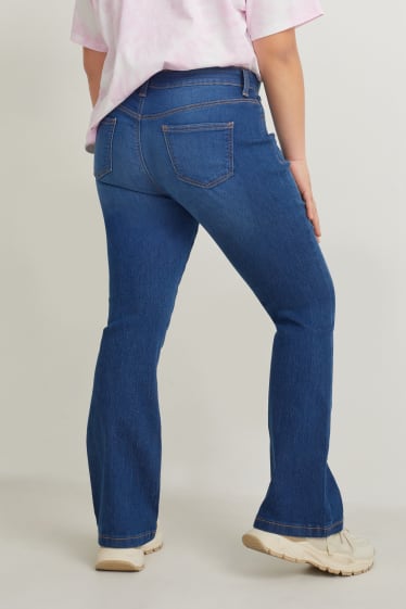 Dzieci - Rozszerzona rozmiarówka - wielopak, 2 szt. - flared jeans - dżins-niebieski