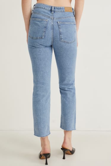 Mujer - Straight jeans - high waist - LYCRA® - vaqueros - azul claro