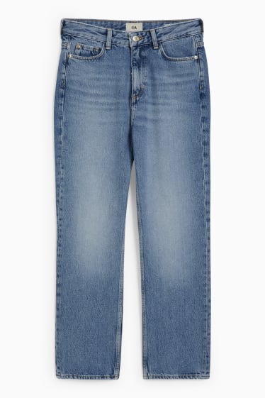 Donna - Straight jeans - vita alta - jeans blu