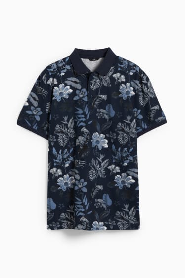 Men - Polo shirt  - dark blue