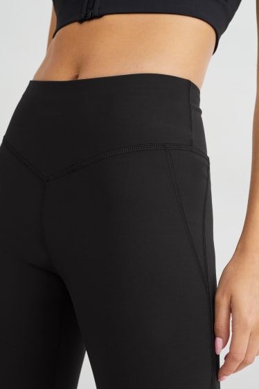 Women - Active leggings - supportive - fitness - 4 Way Stretch - black