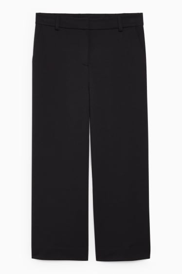 Femmes - Jupe-culotte - high waist - coupe droite - noir
