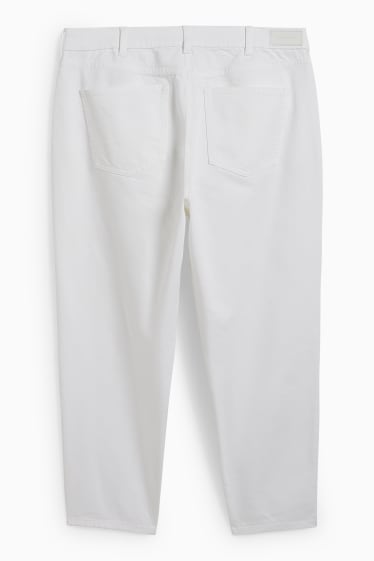 Femmes - CLOCKHOUSE - mom jean - high waist - blanc