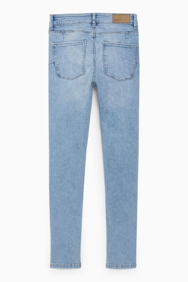 Dames - Skinny jeans - mid waist - shaping jeans - LYCRA® - jeanslichtblauw