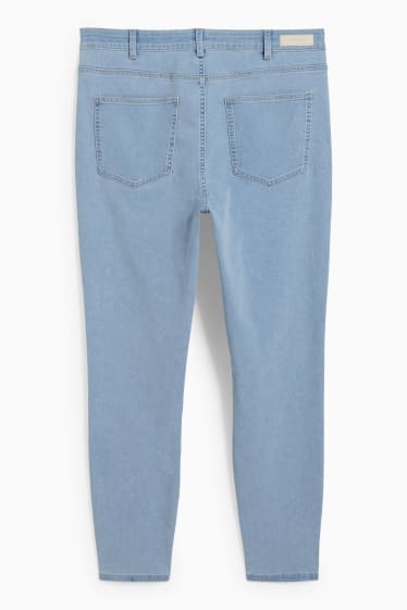 Femei - CLOCKHOUSE - super skinny jeans - talie înaltă - denim-albastru deschis