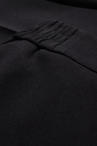 Dámské - Business kalhoty - cigarette fit - černá