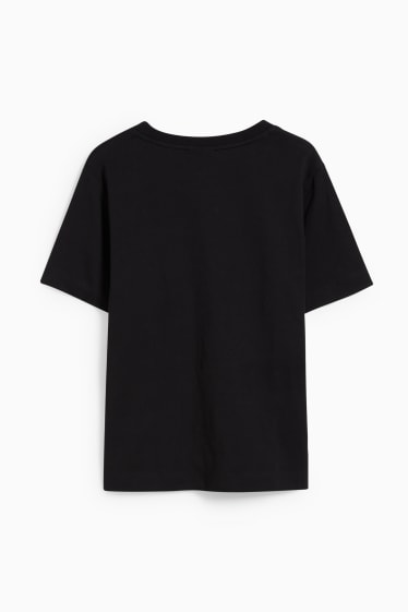 Damen - T-Shirt - Micky Maus - schwarz