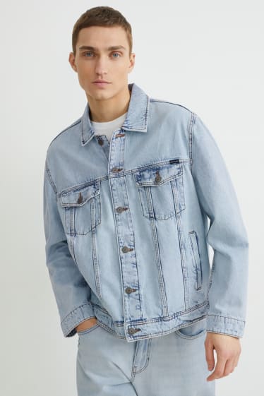 Bărbați - Jachetă din denim - denim-albastru deschis