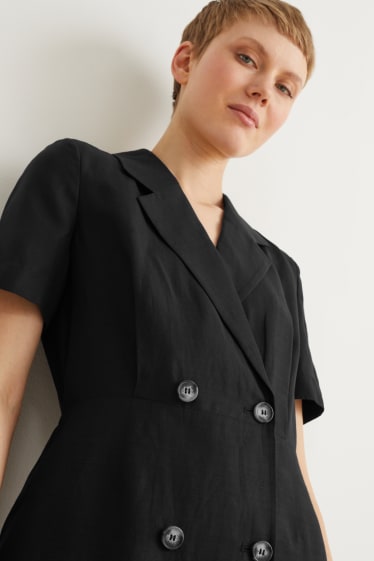 Femmes - Robe blazer - noir