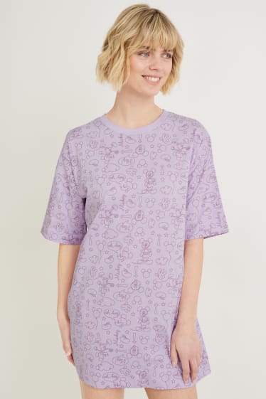 Damen - Bigshirt - Disney - hellviolett