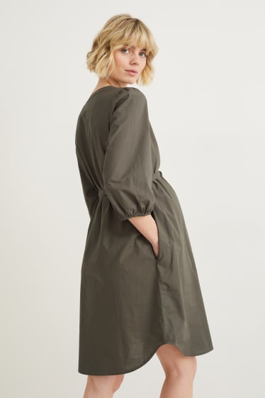 Femmes - Robe-chemisier d’allaitement - vert