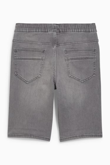 Enfants - Short en jean - gris