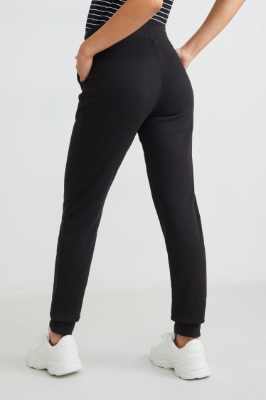 Dona - Pantalons de xandall bàsics - negre