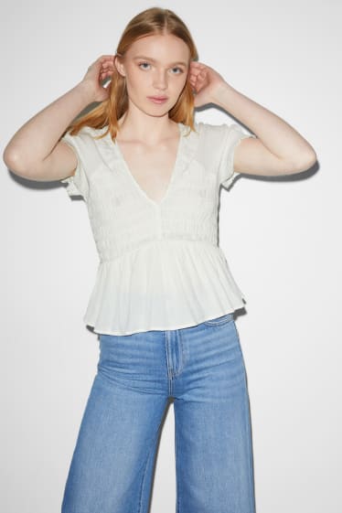 Jóvenes - CLOCKHOUSE - blusa - blanco