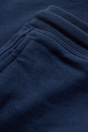 Nen/a - Pantalons curts de xandall - blau fosc