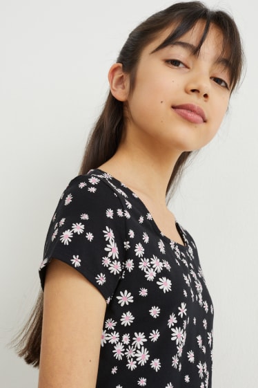 Nena - Paquet de 2 - vestit - fúcsia