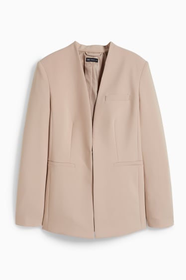 Femmes - Blazer de bureau - cintrée - beige