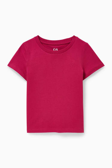 Enfants filles - T-shirt - rose foncé