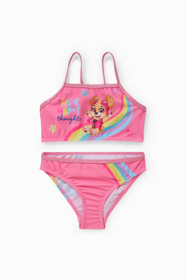 Enfants - Pat’ Patrouille - bikini - LYCRA® XTRA LIFE™ - 2 pièces - rose