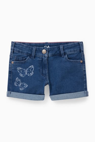 Enfants - Short en jean - jean bleu