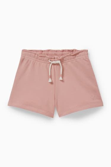 Nena - Pantalons curts de xandall - fúcsia