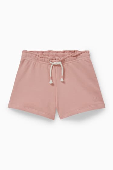 Niños - Shorts deportivos - fucsia