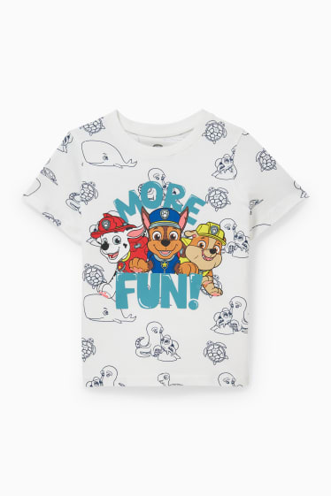 Kinder - Paw Patrol - Kurzarmshirt - weiß