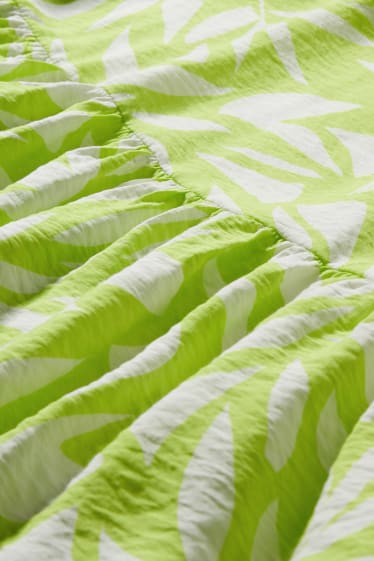 Dames - A-lijn-jurk - met patroon - lichtgroen