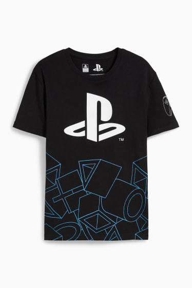 Bambini - PlayStation - maglia a maniche corte - nero