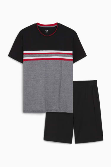 Men - Short pyjamas - black