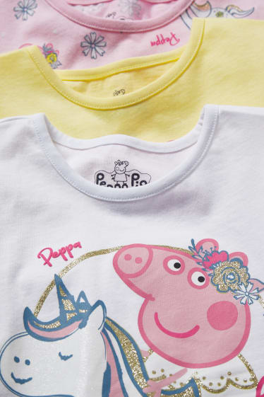 Bambine - Confezione da 3 - Peppa Pig - vestito - bianco