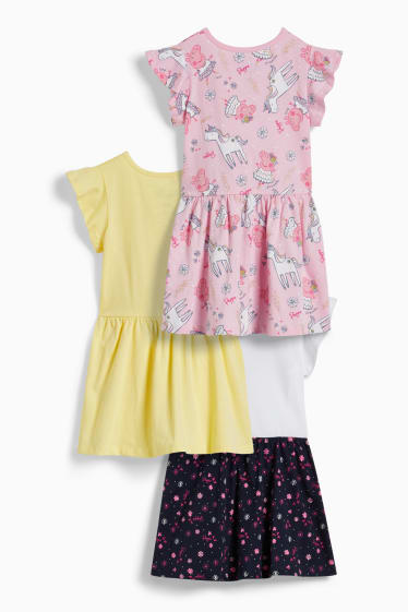 Bambine - Confezione da 3 - Peppa Pig - vestito - bianco