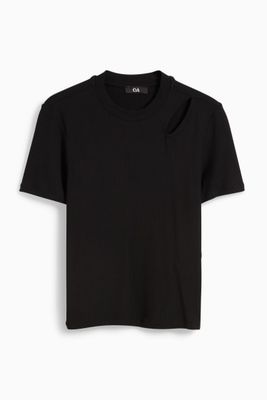 Damen - T-Shirt - schwarz