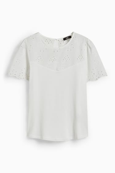 Femmes - T-shirt - blanc